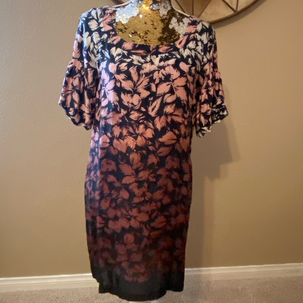 Nine West lightweight print dress.